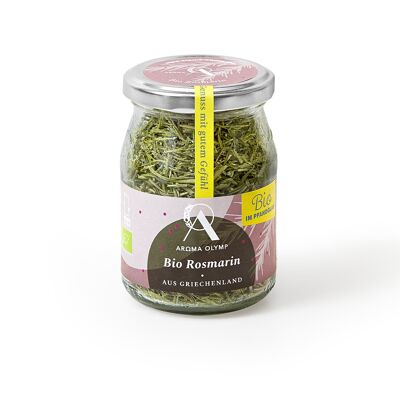 Organic rosemary - 40 g in a returnable jar
