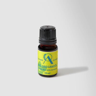 Essential organic oregano oil - 10 ml glass bottle with pipette