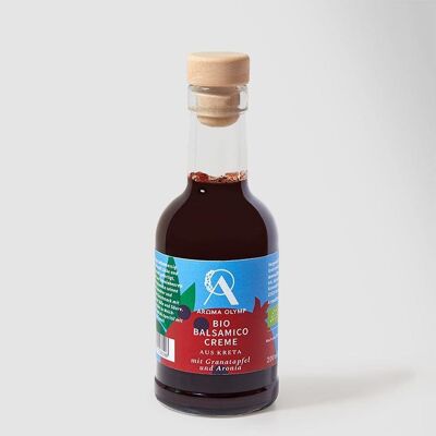 Crema balsámica ecológica - con granada y aronia - botella de vidrio de 200 ml