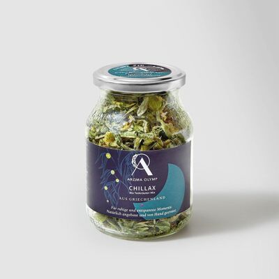 Chillax - té de hierbas orgánico - 25 g en un frasco de depósito