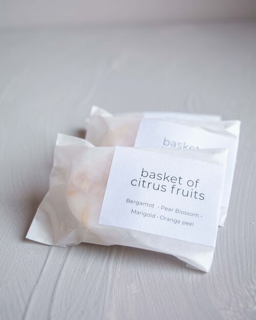 'Basket of citrus fruits' wax melts (3 pc)