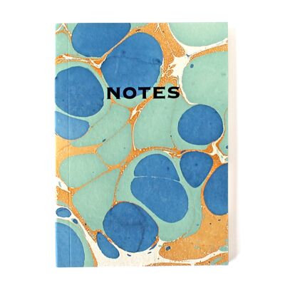 Marbled Notebook in ROYAL BLUE