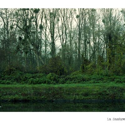 Carte postales Photo couleur - Le paysage des bords de sambre en Belgique