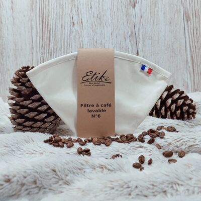 washable coffee filter n°6 - Organic reusable coffee filter