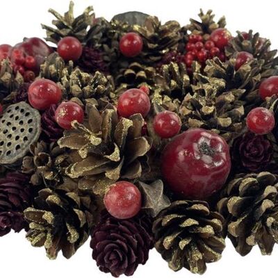 Couronne de Noël - Fruits rouges | 25cm