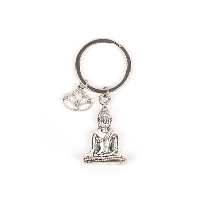 Schlüsselanhänger Buddha & Lotus