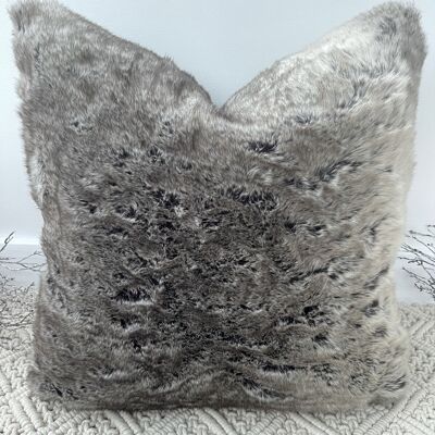 The Luxury Reindeer Faux Fur Cushion - 16'' - Yes