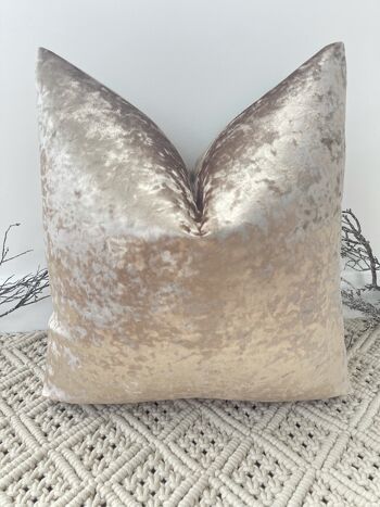 NOUVEAU Coussin The Deep Champagne Onia - 18'' - Oui - Gris 1