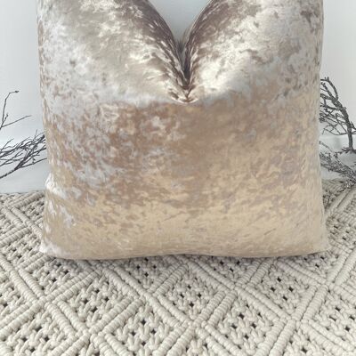 NEW The Deep Champagne Onia Cushion - 20'' - Yes - None