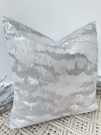 NOUVEAU Coussin The Grey Silver Vestige - 16'' - Oui - Aucun 4