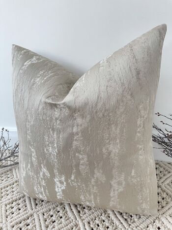 NOUVEAU Coussin Sandro Champagne, 20'', Oui, Blanc 4