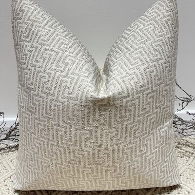 The Beige Mattox Cushion - 16'' - Yes - None