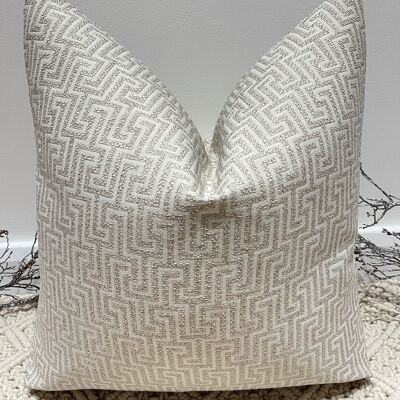 The Beige Mattox Cushion - 20'' - Yes - Ivory