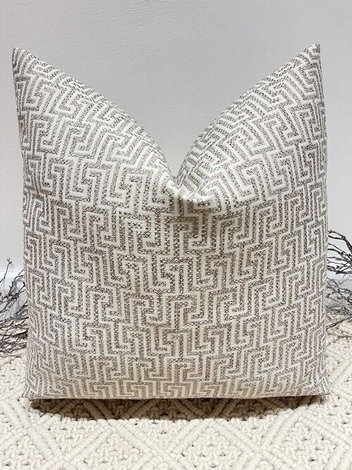 The Taupe Mattox Cushion - 16'' - Yes - White
