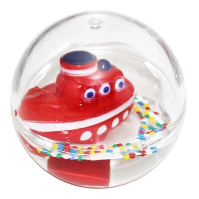 WATER BUBBLE Boat 10 Cm - Made in Europe - Bath Toy