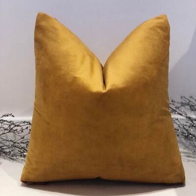 The Gold Velvet Varley Cushion - 20'' - Yes