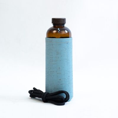 ECOB water bottle - Sky blue cover
