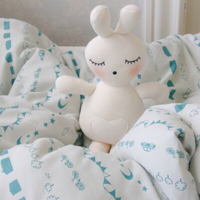 Littleheart Basket Bedding Little City Mint