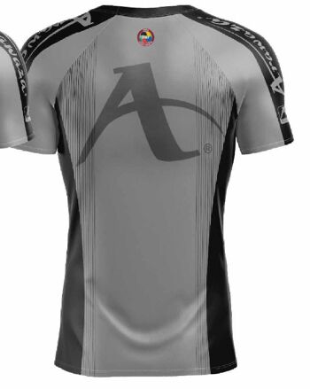 T-shirt Arawaza | ajustement à sec | gris-noir - Couleur du produit : Gris / Taille du produit : M 3