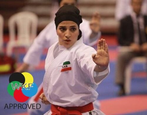 Karate-hijab (WKF-approved) Arawaza | zwart