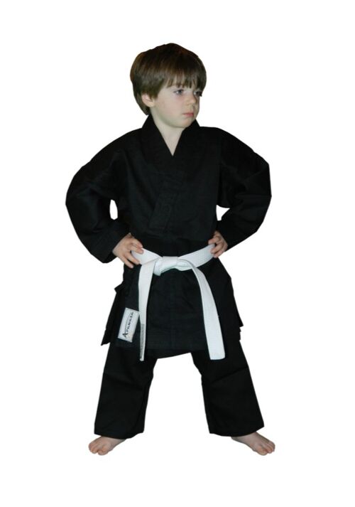 Karatepak voor beginners Arawaza | zwart - Product Kleur: Zwart / Product Maat: 140
