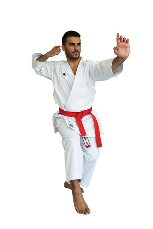 Karatepak Arawaza Black Diamond | WKF-approved kata-pak - Product Kleur: Wit / Product Maat: 160