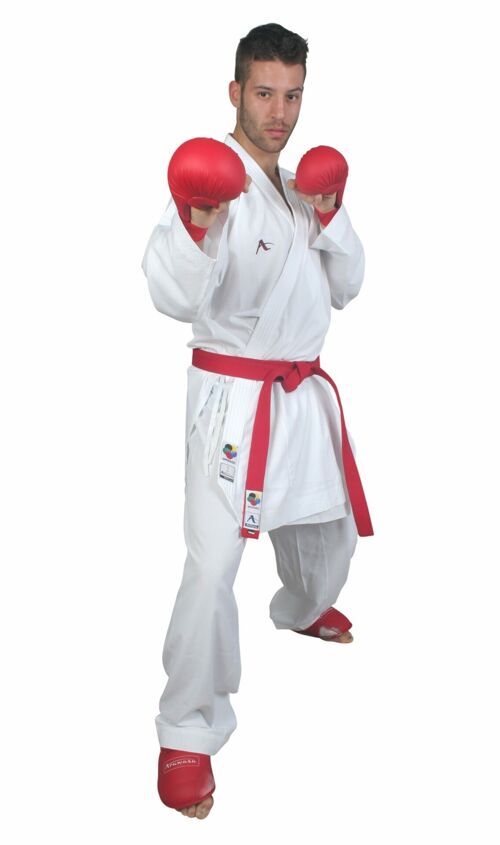 Kumite-karatepak Onyx Air van Arawaza | WKF-approved - Product Kleur: Wit / Product Maat: 150