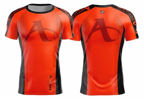 T-shirt Arawaza | dry-fit | oranje-zwart - Product Kleur: Oranje / Product Maat: XXL
