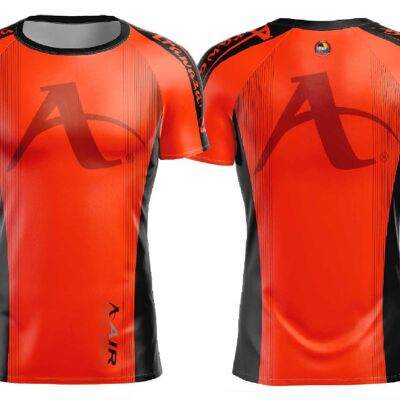 T-shirt Arawaza | dry-fit | oranje-zwart - Product Kleur: Oranje / Product Maat: XXL
