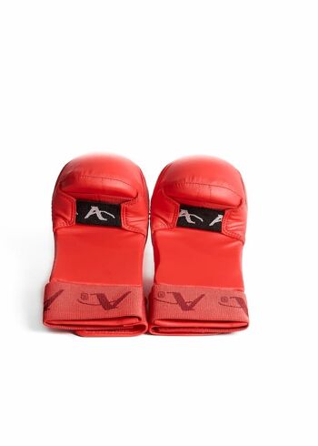 Gants de karaté (approuvés WKF) Arawaza | rouge - Couleur du produit : Rouge / Taille du produit : XS 5