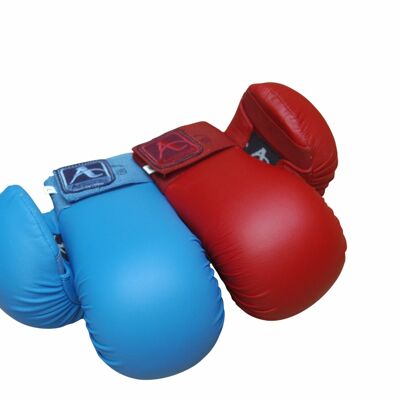 Karate-handschoenen (mitts) Arawaza | rood of blauw - Product Kleur: Blauw / Product Maat: S