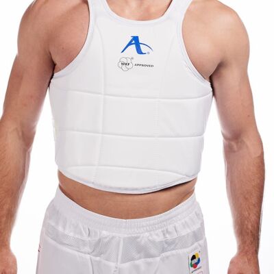 Karate-bodyprotector Arawaza WKF-approved | wit - Product Kleur: Wit / Product Maat: L