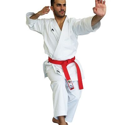 Karatepak Arawaza Black Diamond | WKF-approved kata-pak - Product Kleur: Wit / Product Maat: 195