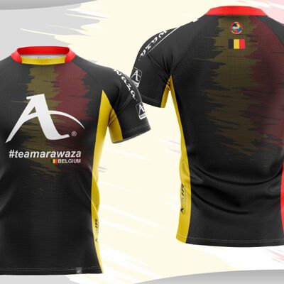 T-shirt Arawaza | dry-fit | #teamArawaza Belgium - Product Maat: XXS