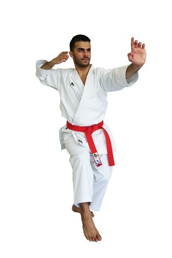 Combinaison de Karaté Arawaza Black Diamond | Combinaison de kata approuvée par la WKF - Couleur du produit : Blanc / Taille du produit : 150 1