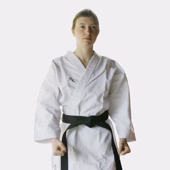 Combinaison de karaté Kata Deluxe Arawaza | Approuvé WKF - Couleur du produit : Blanc / Taille du produit : 185 2