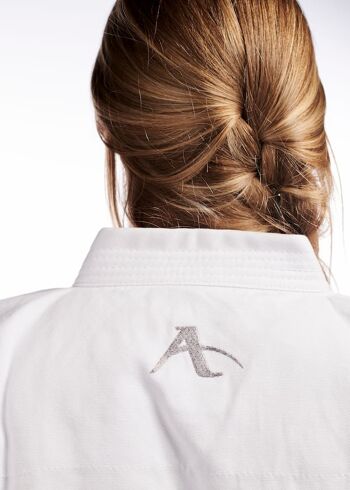 Combinaison de karaté Kata Deluxe Arawaza | Approuvé WKF - Couleur du produit : Blanc / Taille du produit : 185 4