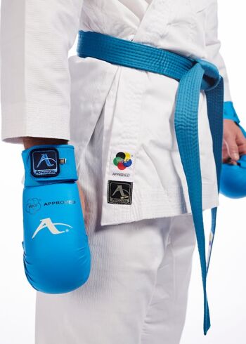 Combinaison de karaté Kumite Deluxe | Approuvé WKF - Couleur du produit : Blanc / Taille du produit : 180 3