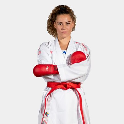 Kumite-karatepak Onyx Oxygen (rood) Arawaza | WKF - Product Kleur: Rood / Product Maat: 200