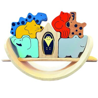 Noah's Ark - 3D Puzzle - Assemble & Stack - 18M+ Wooden Toy