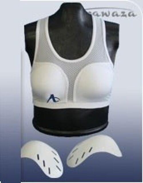 Karate borstbescherming voor vrouwen Arawaza | wit - Product Kleur: Wit / Product Maat: S