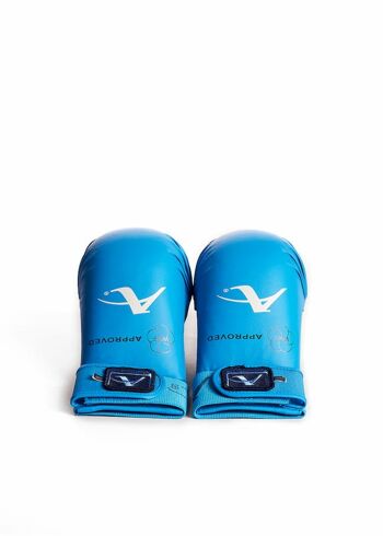 Gants de karaté (approuvés WKF) Arawaza | bleu - Couleur du produit : Bleu / Taille du produit : L 3
