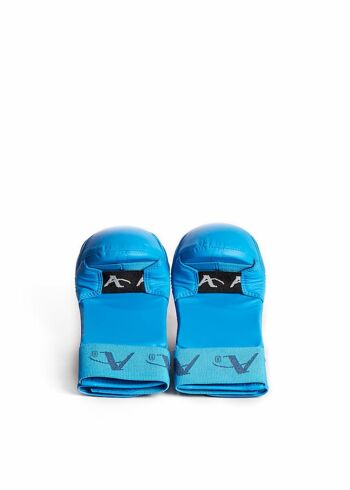 Gants de karaté (approuvés WKF) Arawaza | bleu - Couleur du produit : Bleu / Taille du produit : L 4