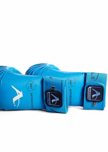 Gants de karaté (approuvés WKF) Arawaza | bleu - Couleur du produit : Bleu / Taille du produit : L 6