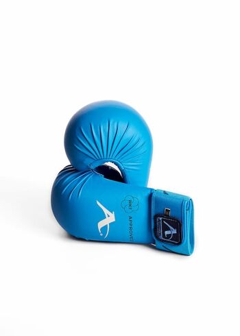 Gants de karaté (approuvés WKF) Arawaza | bleu - Couleur du produit : Bleu / Taille du produit : L 7