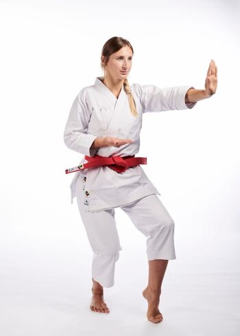 Combinaison de karaté Kata Deluxe Arawaza | Approuvé WKF - Couleur du produit : Blanc / Taille du produit : 130 6