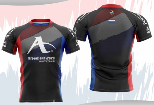 T-shirt Arawaza | dry-fit | #teamArawaza Nederland - Product Maat: XS