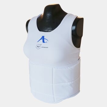 Karaté body protector dames Arawaza | WCF | blanc - Couleur du produit : Blanc / Taille du produit : XS 1