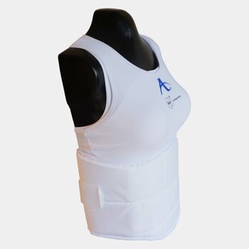 Karaté body protector dames Arawaza | WCF | blanc - Couleur du produit : Blanc / Taille du produit : XS 2