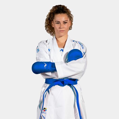 Kumite-karatepak Onyx Oxygen (blauw) Arawaza | WKF - Product Kleur: Blauw / Product Maat: 185